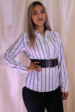 Stripe Casual Blouse