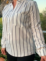 Stripe Casual Blouse