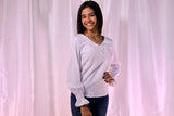 Long Sleeves White